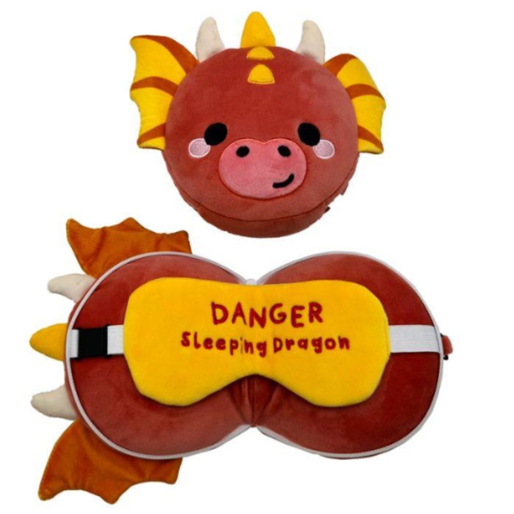 Relaxeazz Round Plush Travel Pillow