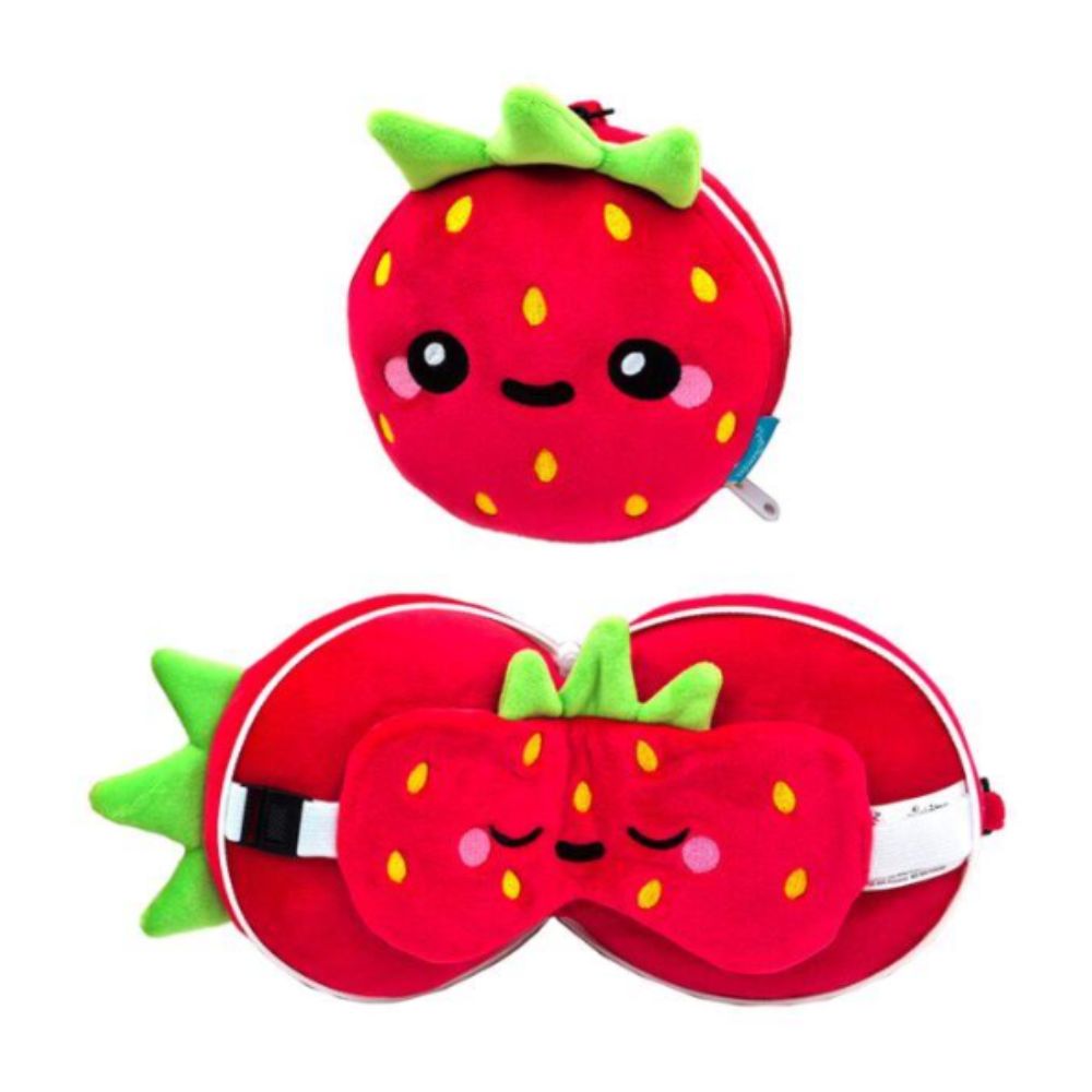 Relaxeazz Round Plush Travel Pillow