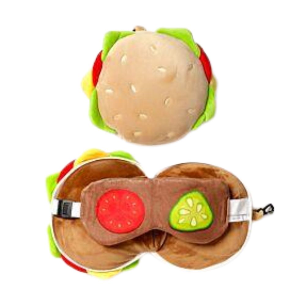 Relaxeazz Round Plush Travel Pillow