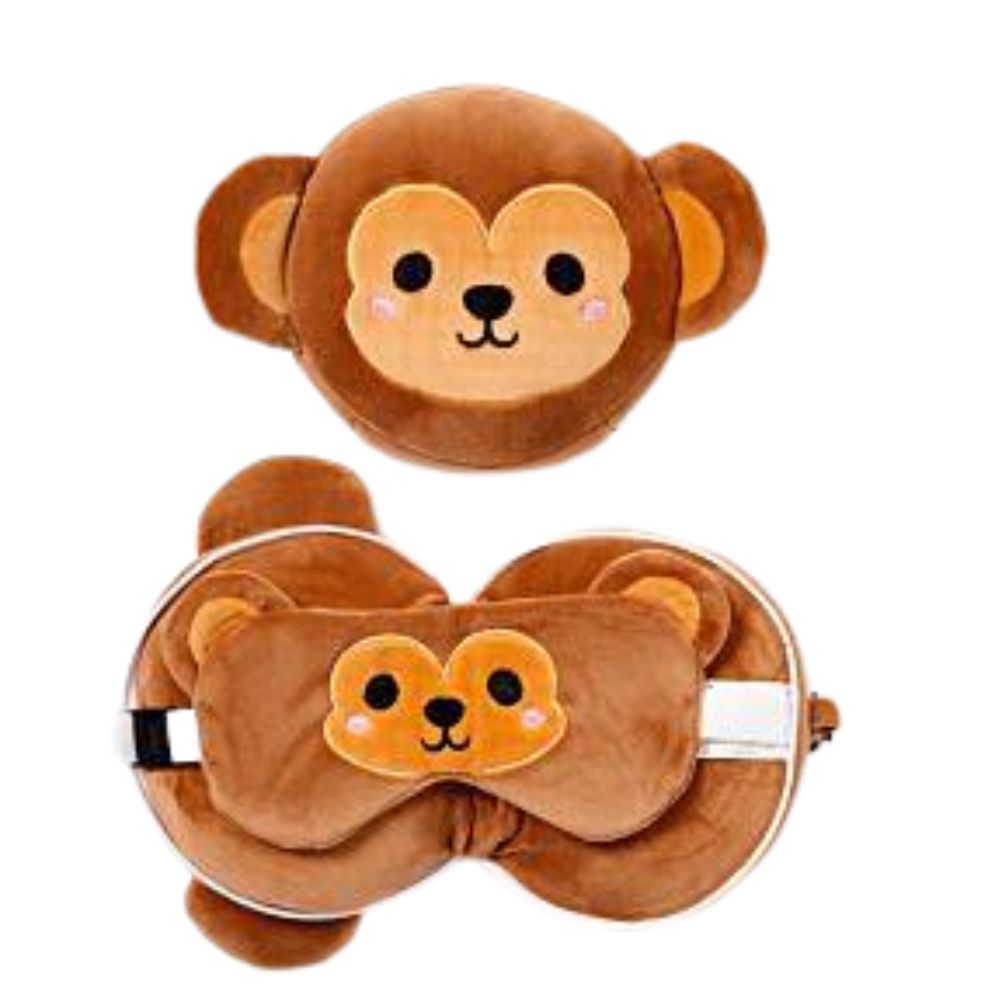 Relaxeazz Round Plush Travel Pillow