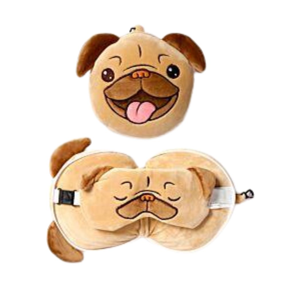 Relaxeazz Round Plush Travel Pillow